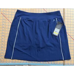 HEAD Women’s Golf Skort Pockets Medieval Blue Tennis Pickleball Large